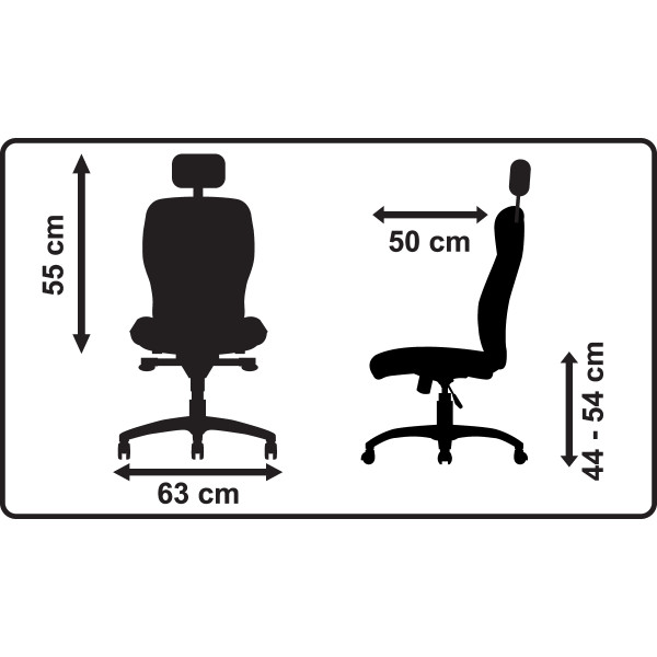 Fauteuil MTGA216 noir