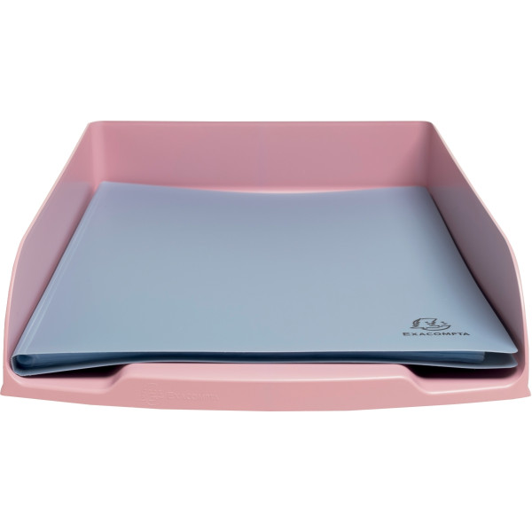 Corbeille à courrier AUTENTIK rose