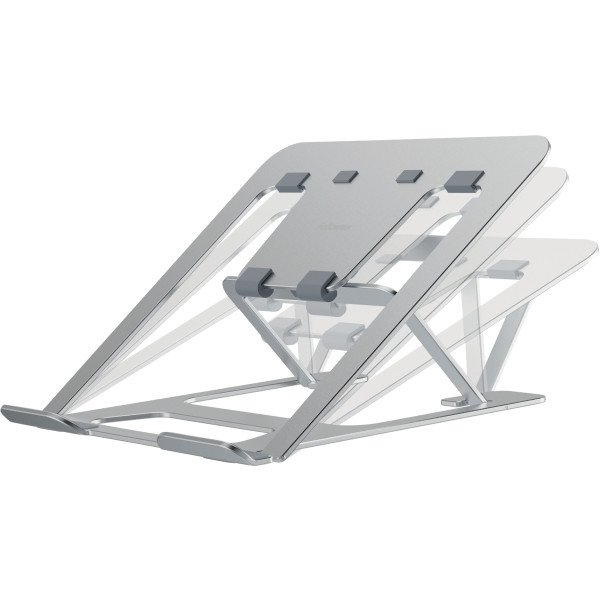 Support ordinateur portable nomade argent