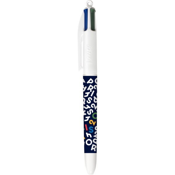 Stylo bille 4 couleur Lettre désordre Jeux Olympiques