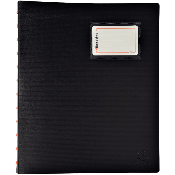 Protège-documents 80 vues EXACTIVE pochettes amovibles, noir