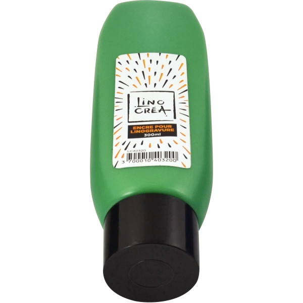 Tube de 300 ml d'encre pour la linogravure vert