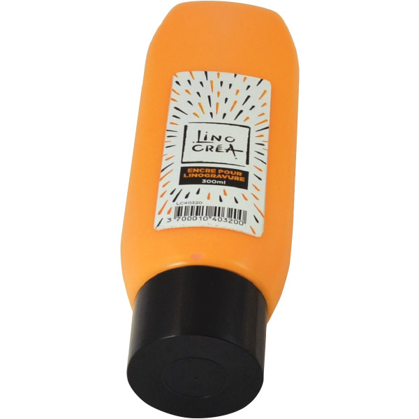Tube de 300 ml d'encre pour la linogravure jaune