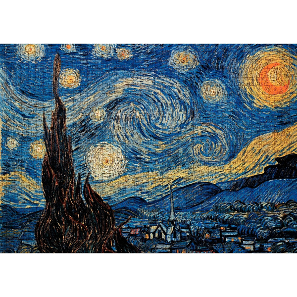 Puzzle 1000 pièces, VAN GOGH Nuit étoilée
