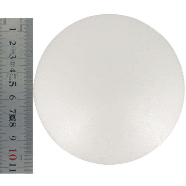 Lot de 5 boules en styropor, diamètre 10 cm