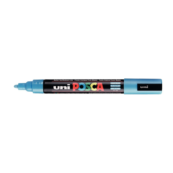 Marqueur Posca pointe moyenne ogive bleu clair