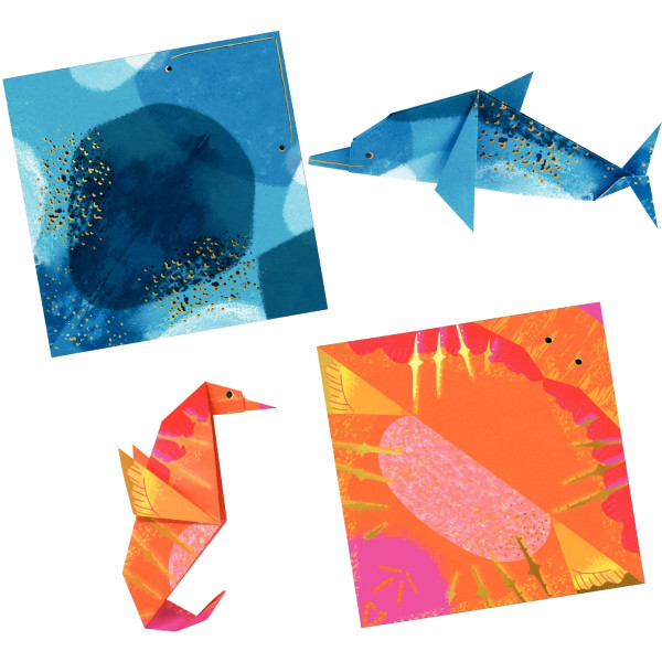 Animaux marins origami