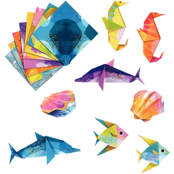 Animaux marins origami