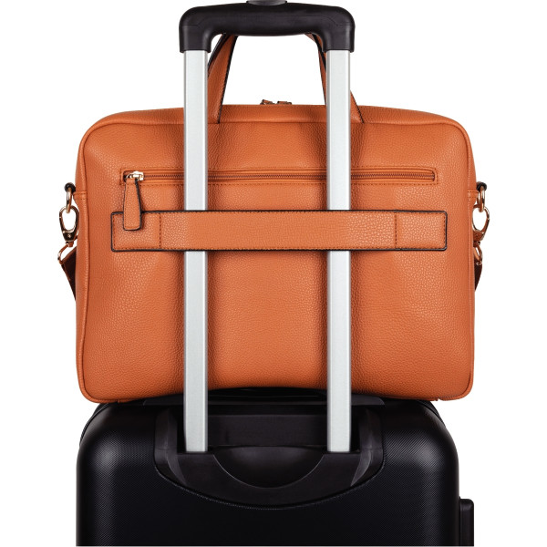 Sacoche lady ordinateur 15,6 pouces coloris camel