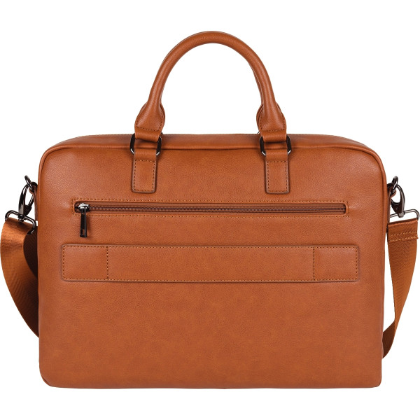 Sacoche slim ordinateur 15,6 pouces coloris camel