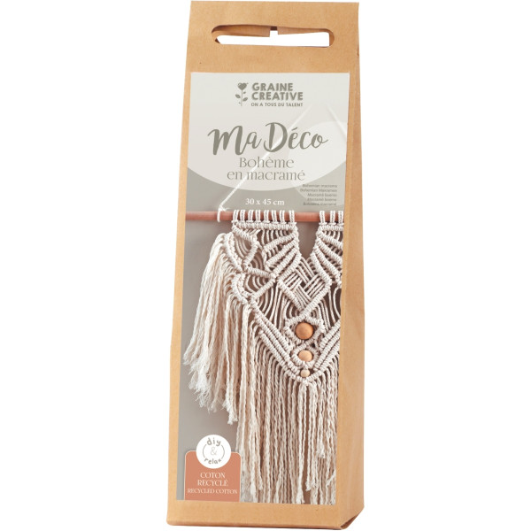 Kit macramé Bohème écru
