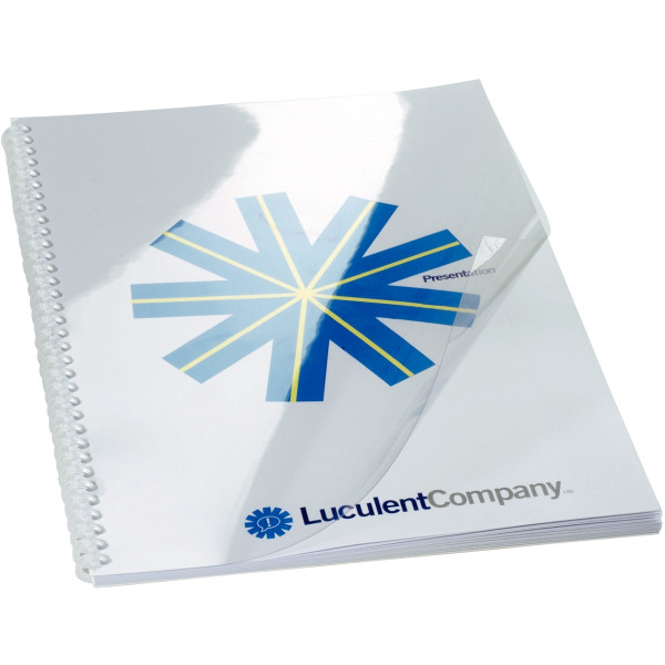 Paquet de 25 couvertures GBC HiClear transparentes incolores