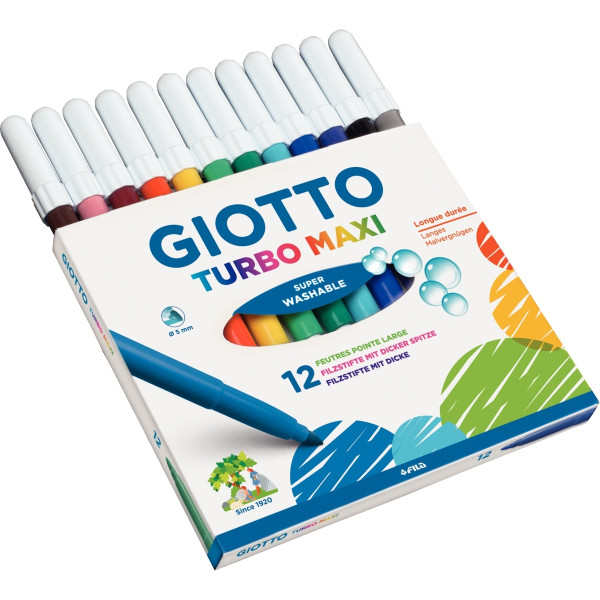 Étui de 12 feutres Turbo maxi assortis