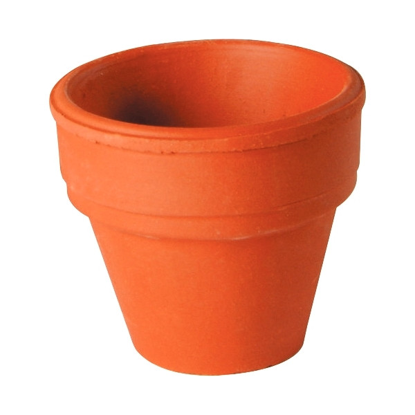 Lot de 10 pots en terre cuite, hauteur 4 cm