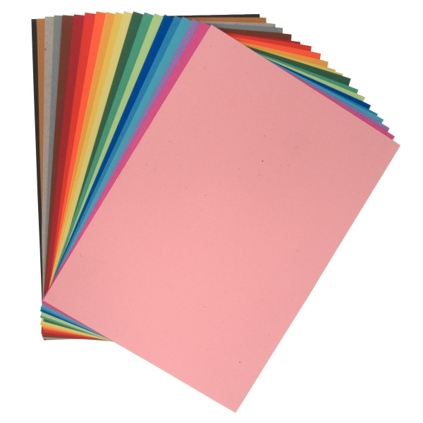 Paquet de 10 feuilles à dessin 50x65cm 160g noir