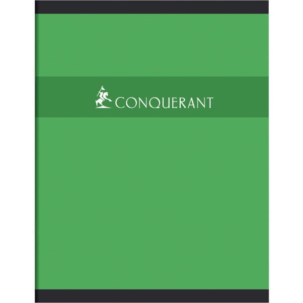 Cahier piqué 96 pages CONQUERANT, format 17x22 cm, seyès, papier 70g