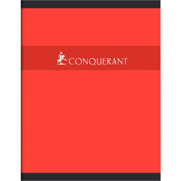 Cahier piqué 96 pages CONQUERANT, format 17x22 cm, seyès, papier 70g
