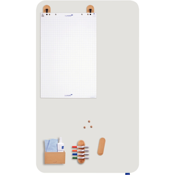 Porte-marqueurs tableau blanc Wooden