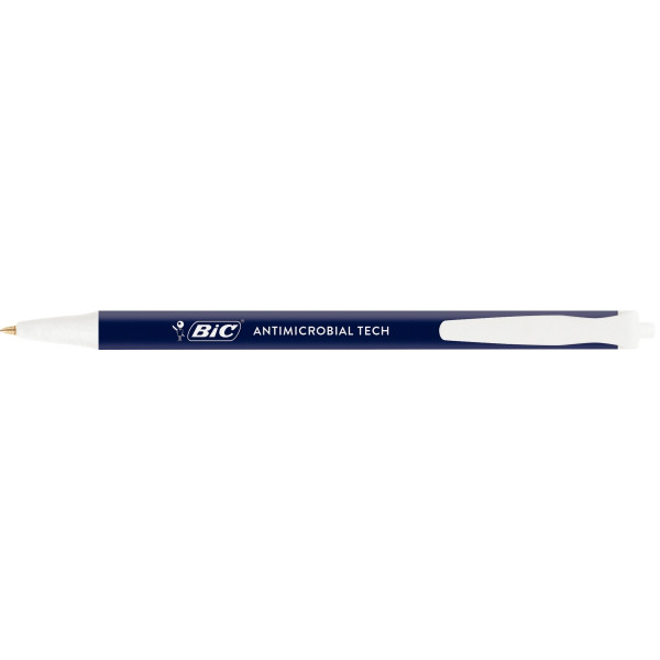 Stylo bille antimicrobial clic bleu