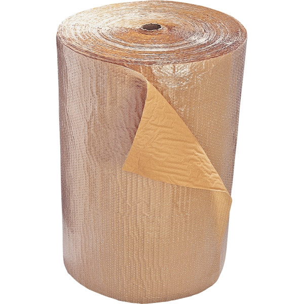 Rouleau film bulle kraft 50x1m
