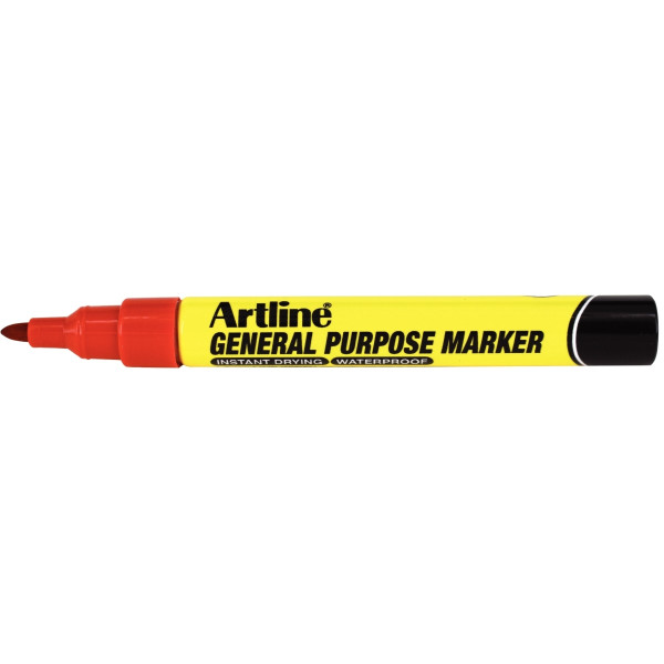Blister de 2 marqueurs multi-usages rouges