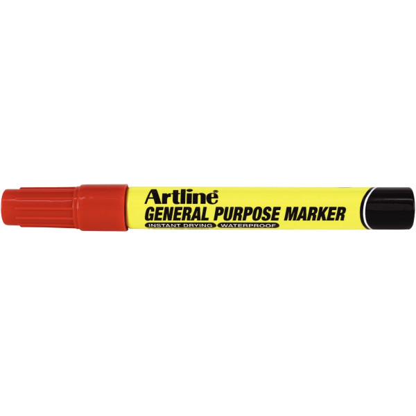 Blister de 2 marqueurs multi-usages rouges