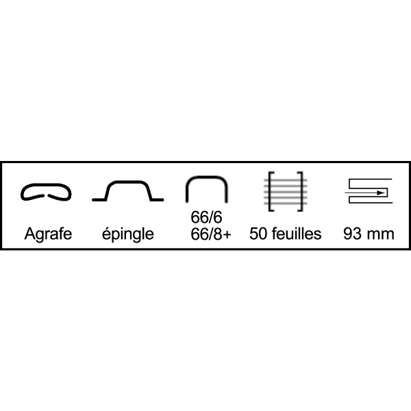 Agrafeuse électrique Rapid 100 50 feuilles