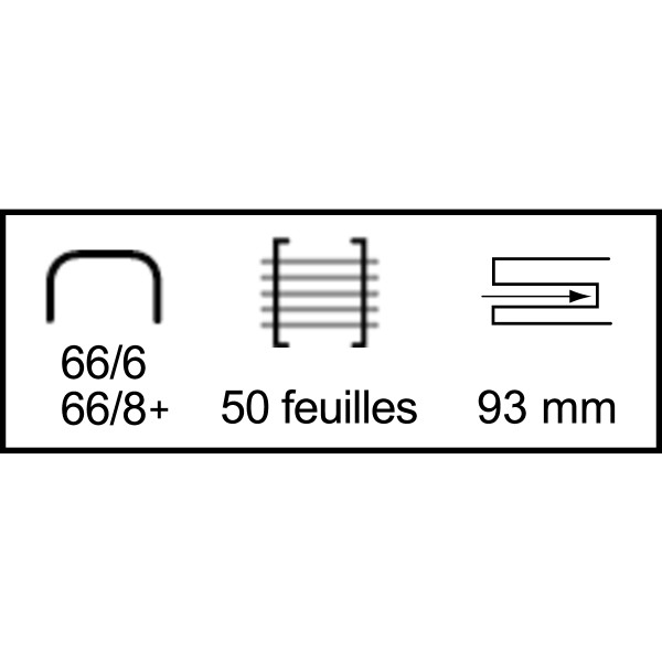 Agrafeuse électrique Rapid 100 50 feuilles