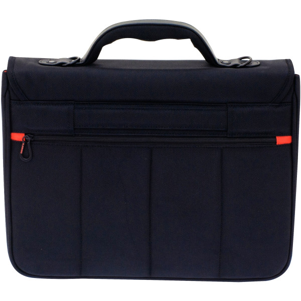 Serviette en textile pour ordinateur portable jusqu'à 15,6" coloris noir