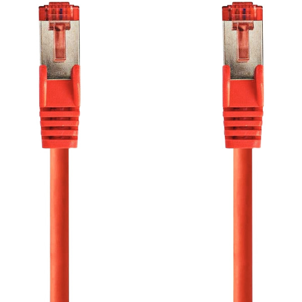 Cordon RJ45 droit catégorie 6 S/FTP 3m rouge