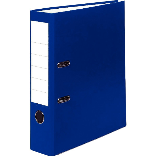 Classeur à levier économique pour format A4, dos 5 cm, bleu foncé