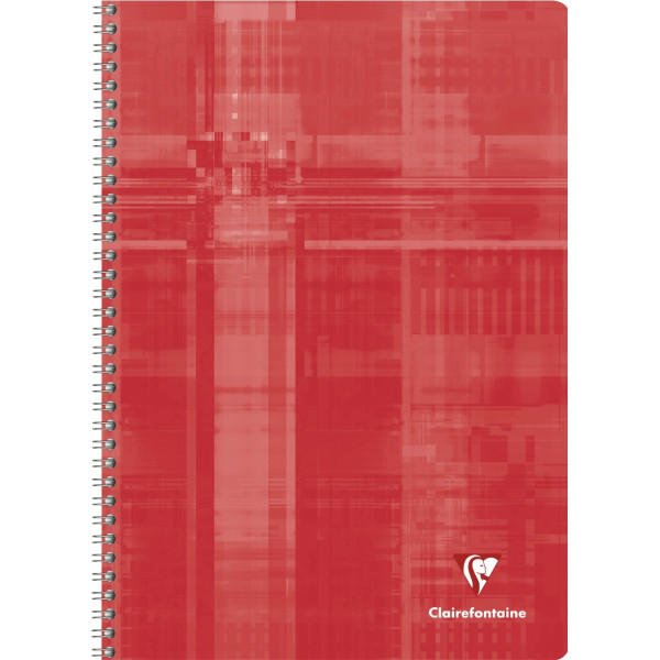 Reliure intégrale 100 pages CLAIREFONTAINE, format A4, seyès, papier 90g