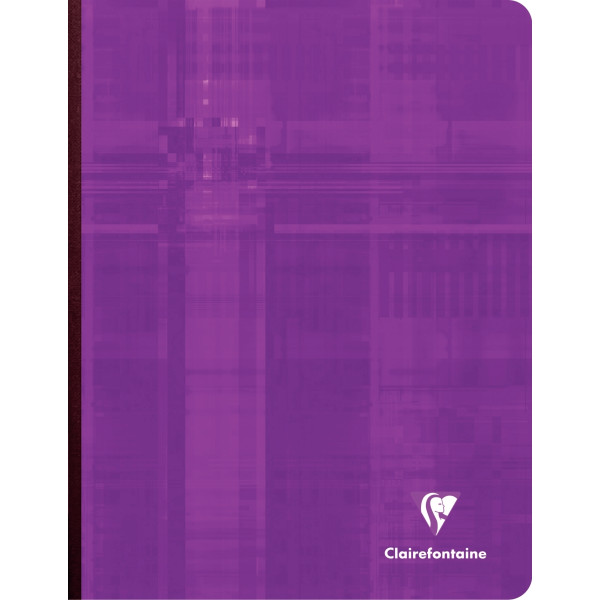 Brochure 192 pages CLAIREFONTAINE, format 17x22 cm, seyès, papier 90g