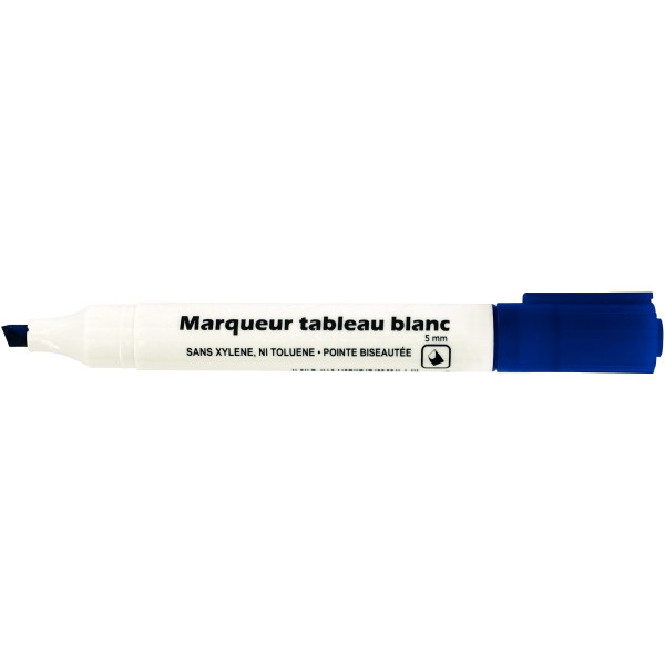 Marqueur tableau blanc Like pointe biseautée bleu