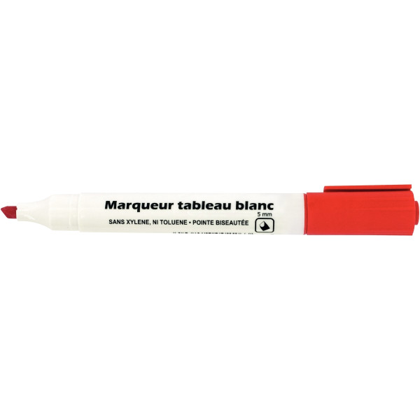 Marqueur tableau blanc Like  pointe biseautée rouge