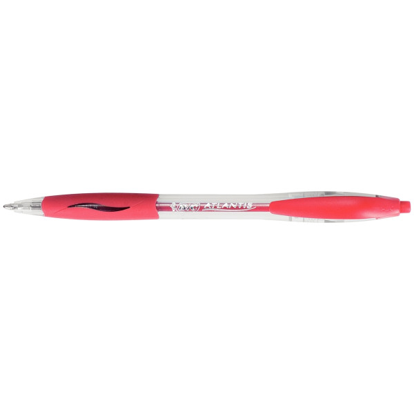 Stylo Atlantis rétractable rouge