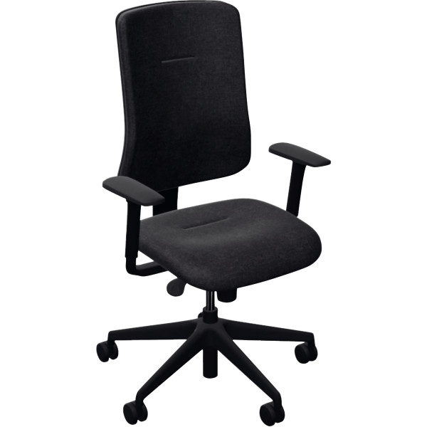 Fauteuil Early Tissu noir