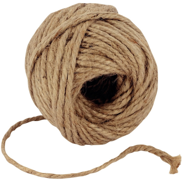 Bobine de ficelle en jute 100g 30m