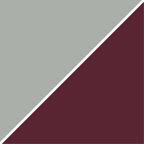 Fauteuil Early Mesh dossier gris/assise bordeaux