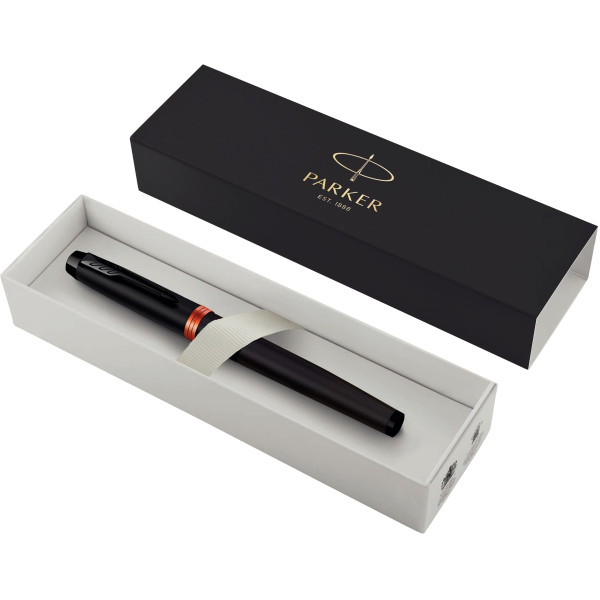 Roller IM Vibrant Ring noir et orange