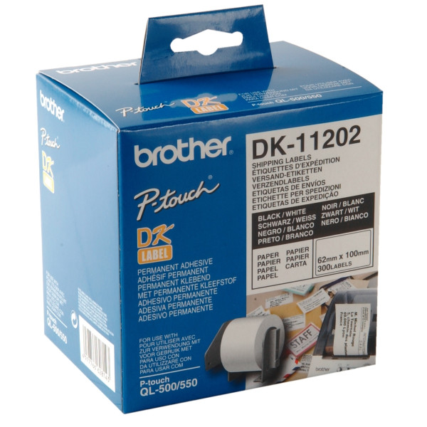 Rouleau étiquettes BROTHER expédition 62 x 100 mm