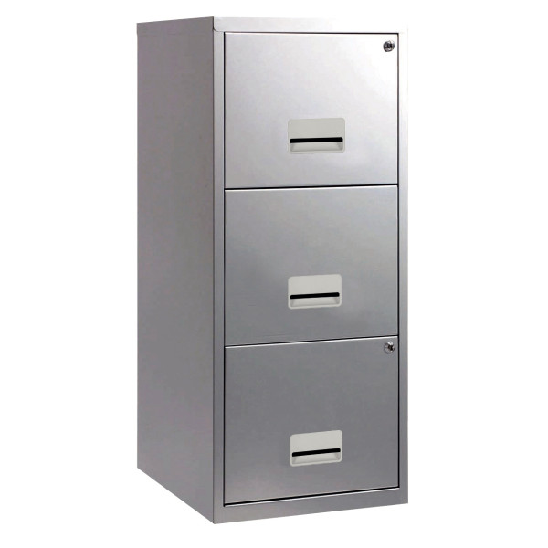 Classeur économique 3 tiroirs pour dossiers suspendus Aluminium