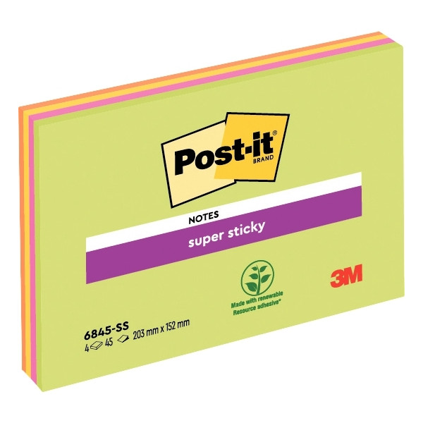 Paquet de 4 blocs Meeting Notes Super Sticky