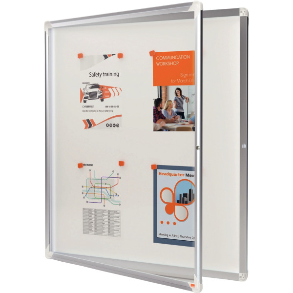 Vitrine d'extérieur fond métal Premium plus 4 feuilles A4
