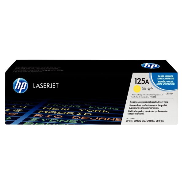 HP 125A toner jaune authentique (CB542A)