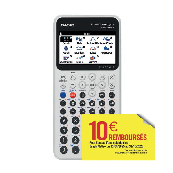 Machine à calculer graphique CASIO Graph Math +