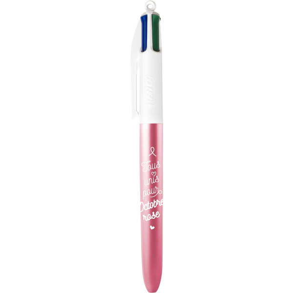 Stylo bille 4 couleurs Tous Unis