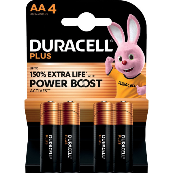 Blister 4 piles 1.5V PLUS POWERBOOST AA / LR06 / MN1500