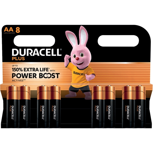 Blister 8 piles 1.5V PLUS POWERBOOST AA / LR06 / MN1500