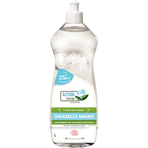 Flacon 1L liquide vaisselle mains ACTION VERTE